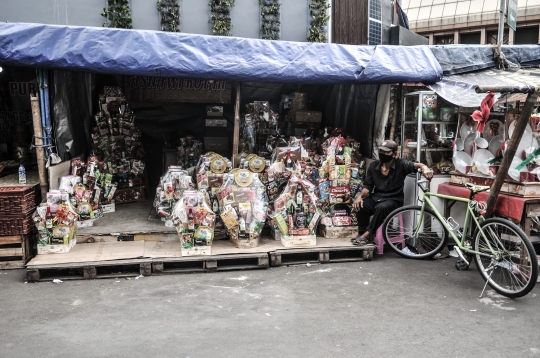 Pedagang Parsel Cikini Terdampak Pandemi