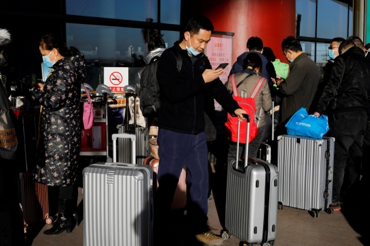 Jelang Tahun Baru, Bandara Internasional Beijing Sepi Saat Terdeteksi Kasus Baru
