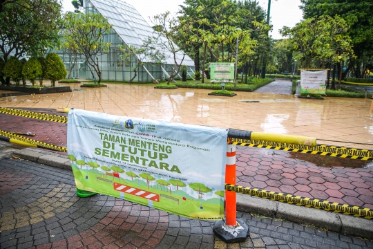 Cegah Covid-19, Taman dan Hutan Kota di Jakarta Ditutup