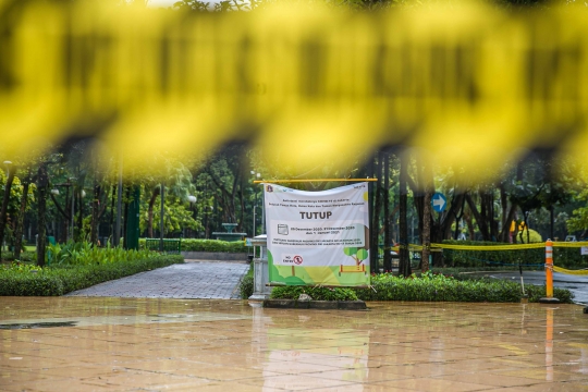 Cegah Covid-19, Taman dan Hutan Kota di Jakarta Ditutup