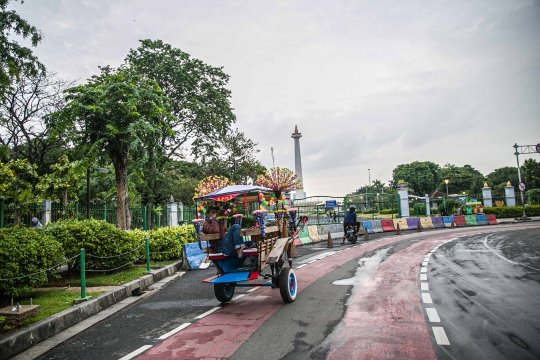 Akhir Tahun 2020, Tukang Delman Kawasan Monas Menganggur