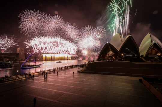 Suasana Perayaan Tahun Baru di Australia