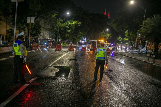 Malam Tahun Baru, Akses Kawasan Pasar Baru Ditutup