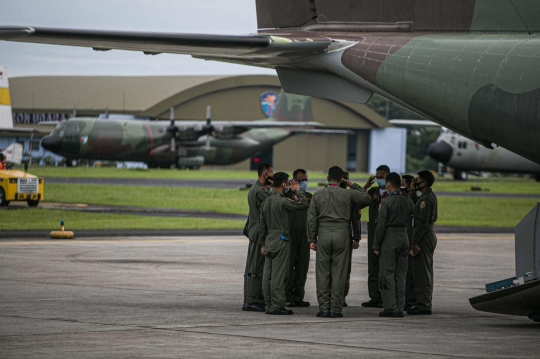 Kesiapan TNI AU Bantu Cari Pesawat Sriwijaya Air SJ 182