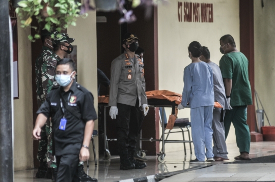 3 Kantong Jenazah Temuan Tragedi Sriwijaya SJ-182 Tiba di RS Polri