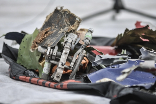 Kondisi Serpihan Pesawat Sriwijaya Air SJ-182 yang Ditemukan Tim SAR