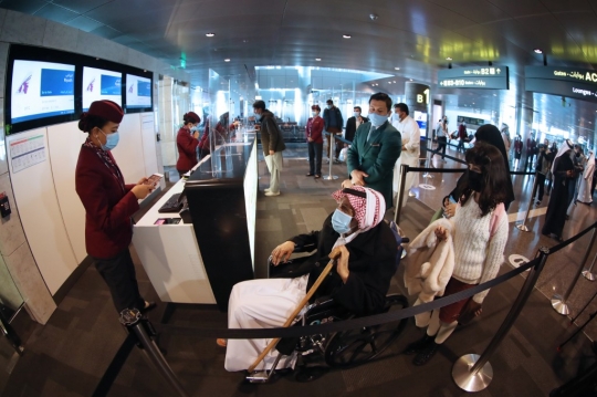 Penerbangan Perdana Qatar-Arab Saudi Seusai 3,5 Tahun Konflik