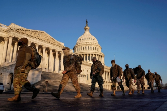 Penjagaan Ketat Capitol AS Jelang Pemakzulan Donald Trump