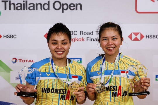 Greysia Polii/Apriyani Rahayu Raih Emas di Thailand Open 2021