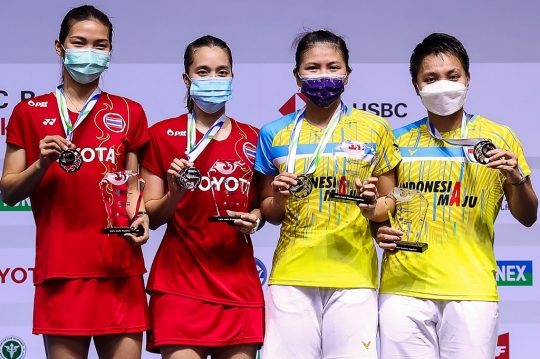 Greysia Polii/Apriyani Rahayu Raih Emas di Thailand Open 2021