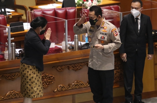 DPR Sahkan Pengangkatan Komjen Listyo Sigit Prabowo Jadi Kapolri