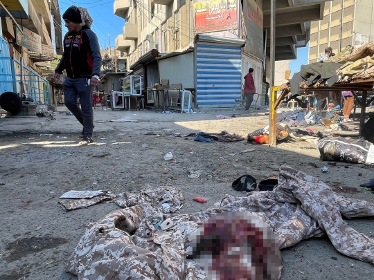 Tragis, Serangan Bom Bunuh Diri di Pasar Irak Tewaskan 28 Orang