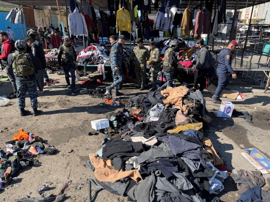 Tragis, Serangan Bom Bunuh Diri di Pasar Irak Tewaskan 28 Orang