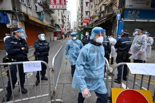 Pertama Kalinya, Hong Kong Terapkan Lockdown untuk Atasi Corona