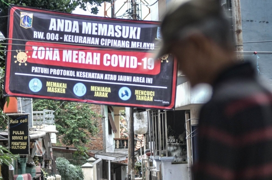 Zona Merah Covid-19 di Jakarta Menyebar Jadi 54 RW