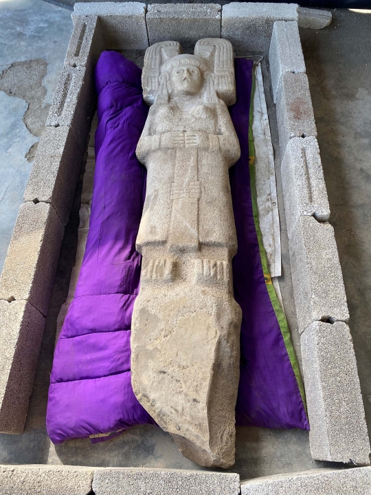 Penemuan Patung Wanita Misterius Berusia 500 Tahun di Meksiko