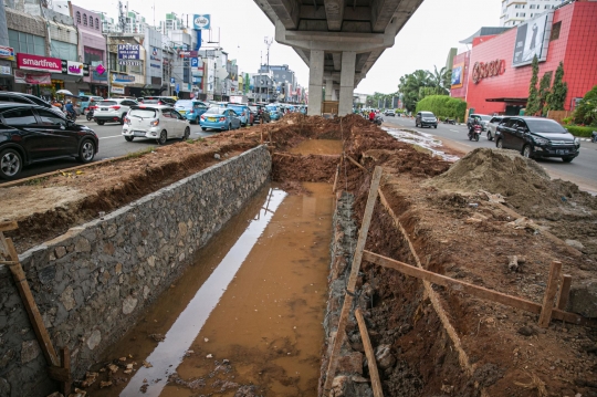 Pembuatan Kolam Olakan Air untuk Menampung Genangan Hujan di Jakarta