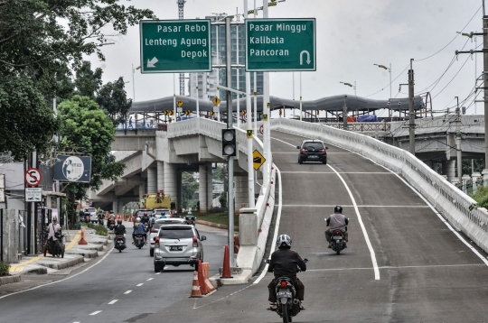 Uji Coba Flyover Tapal Kuda