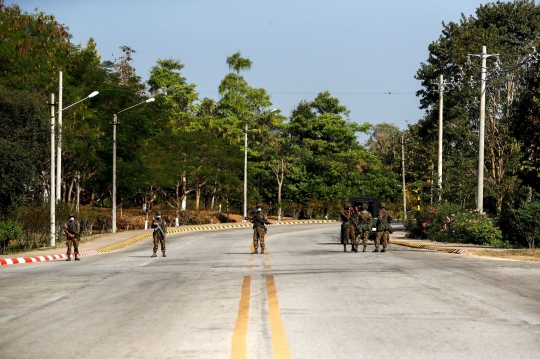 Suasana Jalanan di Myanmar Saat Diambil Alih Militer