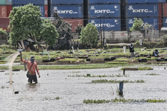 Menjala Ikan di Kuburan