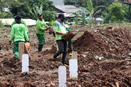 TPU Srengseng Sawah 2 Siap Tampung Ribuan Jenazah Korban Covid-19