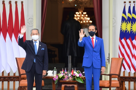 Presiden Jokowi Terima Kunjungan PM Malaysia di Istana