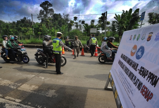 Tekan Mobilitas Warga, Kota Bogor Berlakukan Sistem Ganjil Genap