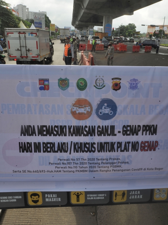 Tekan Mobilitas Warga, Kota Bogor Berlakukan Sistem Ganjil Genap