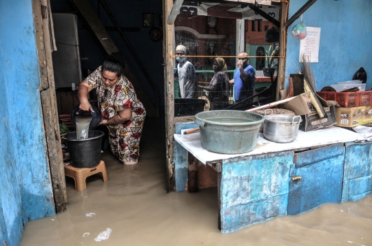 Banjir 2,5 Meter Rendam Permukiman Kebon Pala