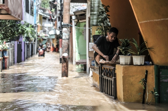 Banjir 2,5 Meter Rendam Permukiman Kebon Pala