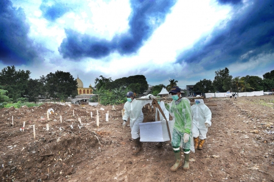 TPU Srengseng Sawah 2 Terus Terima Korban Covid-19