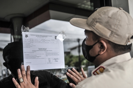 Satpol PP Tanjung Priok Sidak Protokol Kesehatan di Kawasan Industri