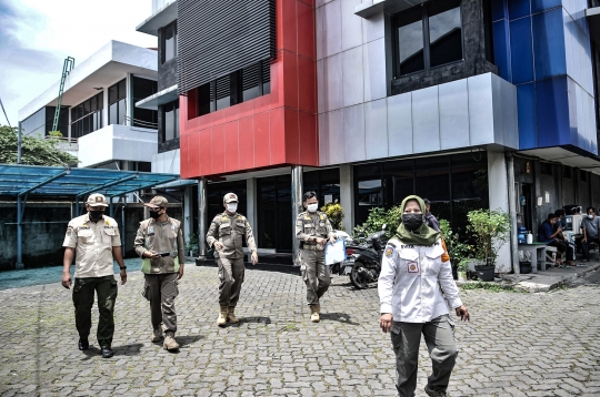 Satpol PP Tanjung Priok Sidak Protokol Kesehatan di Kawasan Industri