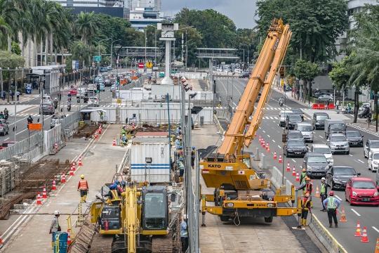 Terkendala Pandemi, Proyek MRT Jakarta Fase II Molor