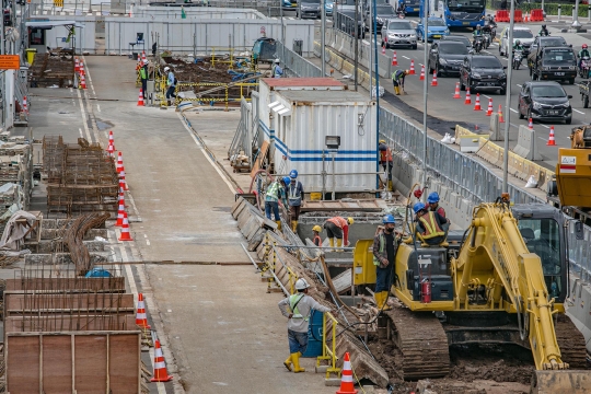 Terkendala Pandemi, Proyek MRT Jakarta Fase II Molor