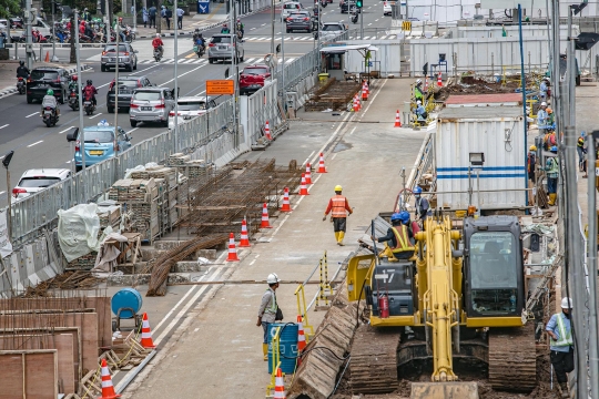 Terkendala Pandemi, Proyek MRT Jakarta Fase II Molor