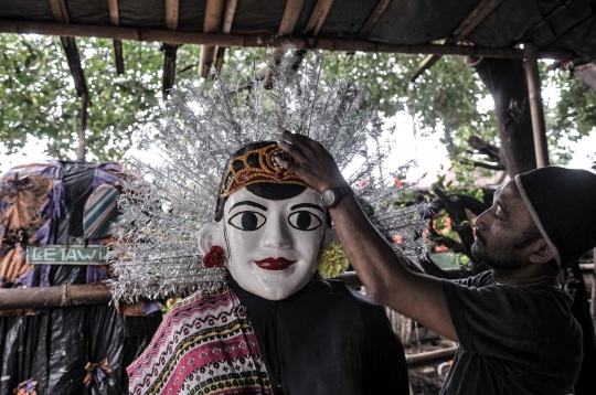 Seniman Ondel-Ondel Ibu Kota Terdampak Pandemi