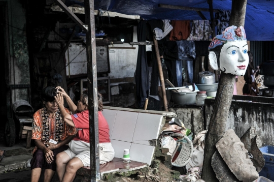 Seniman Ondel-Ondel Ibu Kota Terdampak Pandemi