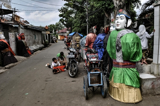 Seniman Ondel-Ondel Ibu Kota Terdampak Pandemi