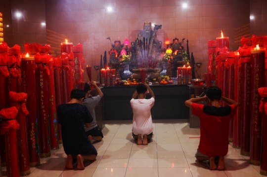 Malam Imlek di Klenteng Boen San Bio Tangerang