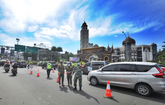 Penyekatan Wisatawan Puncak Saat Libur Imlek