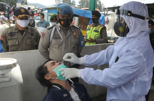 Rapid Test Antigen Acak Sasar Wisatawan Puncak