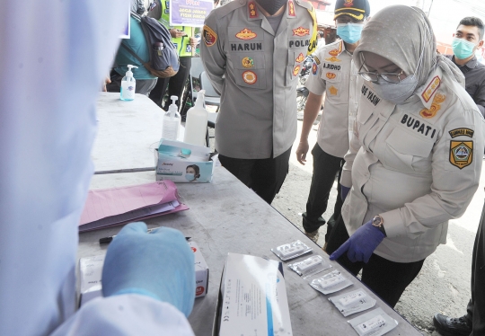 Rapid Test Antigen Acak Sasar Wisatawan Puncak