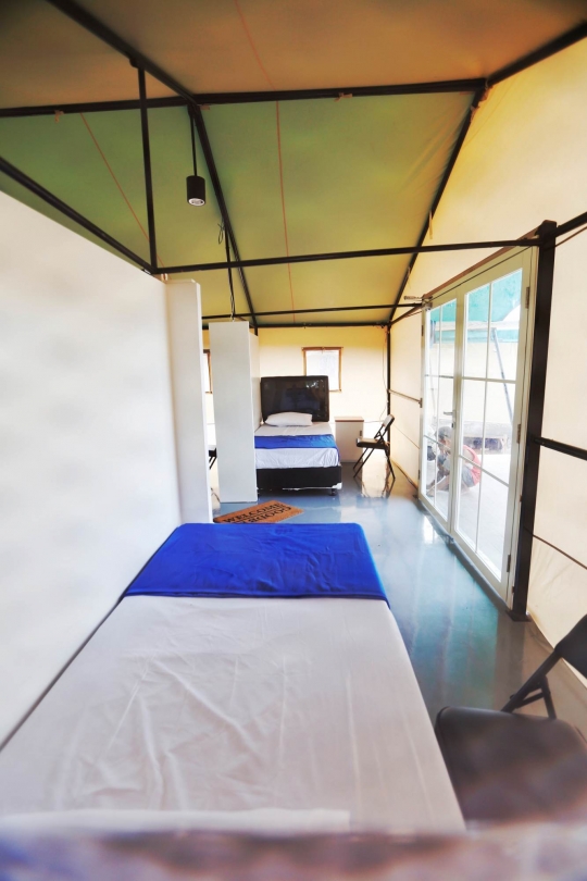 Uniknya Rumah Isolasi Pasien Covid-19 Berkonsep Tenda Glamour Camping