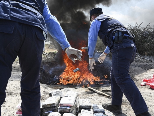 Honduras Musnahkan Satu Setengah Ton Kokain