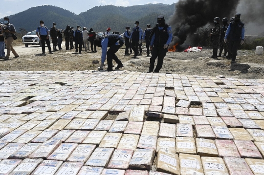 Honduras Musnahkan Satu Setengah Ton Kokain