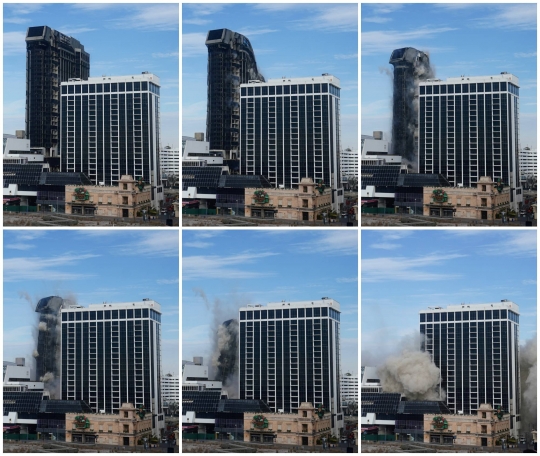 Bangkrut, Hotel dan Kasino Donald Trump Dihancurkan