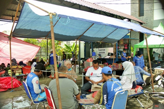 Dapur Umum di Sulbar yang Setiap Hari Siapkan 4.000 Nasi Bungkus untuk Korban Gempa