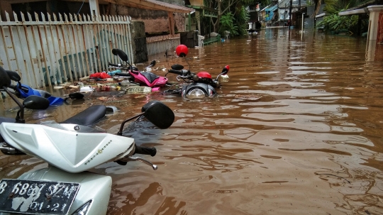 Permukiman Warga di Kebalen Terendam Banjir