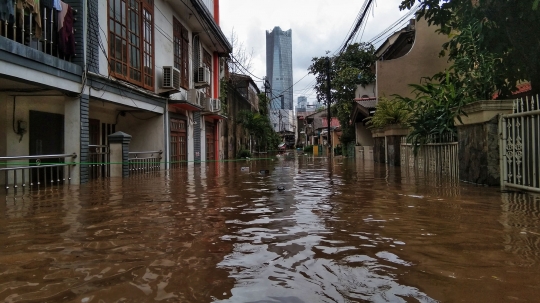 Permukiman Warga di Kebalen Terendam Banjir